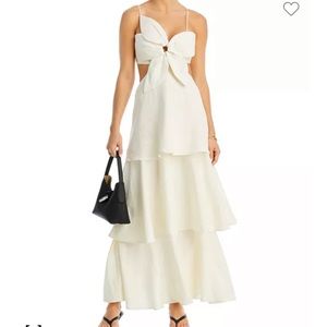 NWT Farm Rio White Flower Maxi Dress - size medium - never worn!